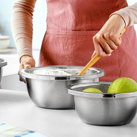Miska Kuchenna do Miksowania Stalowa Lekka Nierdzewna NAVA 20 cm 1,5 L