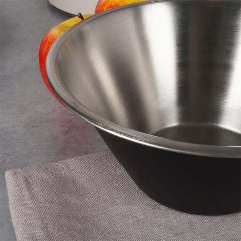 Miska Kuchenna do Surówek Sałatek Przekąsek Stalowa Czarna VILDE 22 cm, 2 l