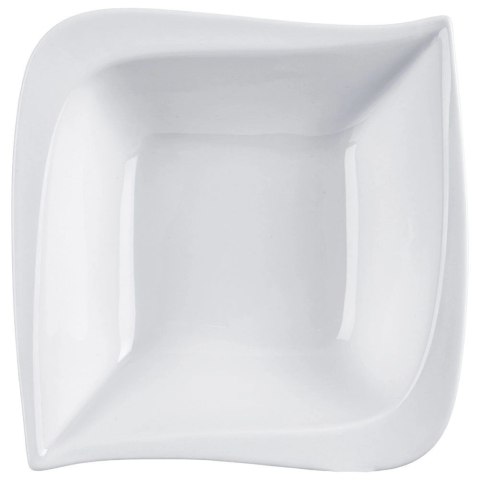 Miska Sałatkowa Porcelanowa do Serwowania Podawania ORION 21,5 x 21,5 cm