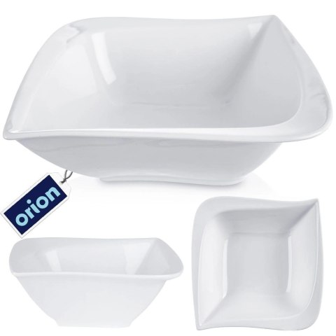 Miska Sałatkowa Porcelanowa do Serwowania Podawania ORION 21,5 x 21,5 cm