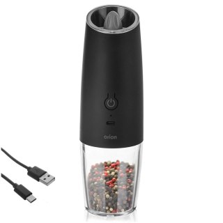 Młynek Elektryczny do Pieprzu i Soli 20 cm USB C Automatyczny ORION