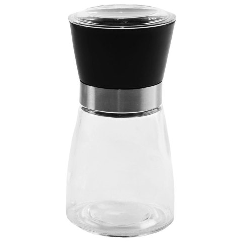 Młynek Ręczny do Pieprzu Soli Szklany 13 cm z Pokrywką EXCELLENT HOUSEWARE