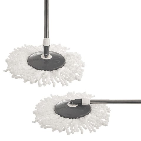 Mop Obrotowy z Wiadrem z Wyciskaczem GREY 19 L Mikrofibra ORION