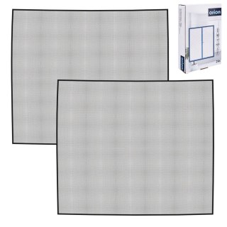 Moskitiera Siatka Okienna na Okno Owady Czarna ORION 150x130 cm 2 szt.