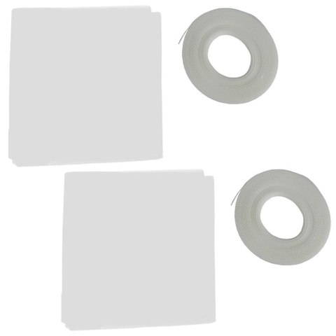 Moskitiera na Okno Biała 150 x 130 cm 2 szt. z Taśmą Poliester ORION