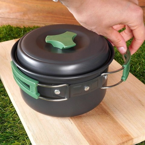 Naczynia Turystyczne Kempingowe Aluminiowe ORION 750-900 ml 1,65 L 3 el.