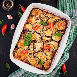 Naczynie Żaroodporne Porcelanowe 30,5 x 24,5 cm 2,2 L z uchwytami ORION