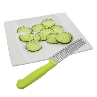 Nóż Karbowany do Frytek 23 cm Stal Nierdzewna z Uchwyt ORION