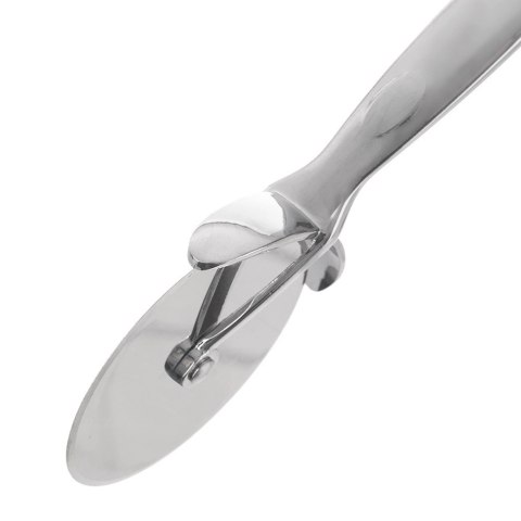 Nóż do Pizzy Okrągły 20 cm Metal z Obrotowym Ostrzem Solidny ORION