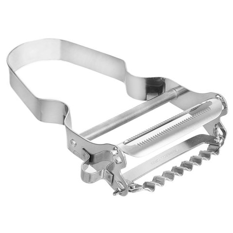 Obierak do Warzyw i Owoców 12 cm Stalowy Podwójny Dekoracyjny ORION