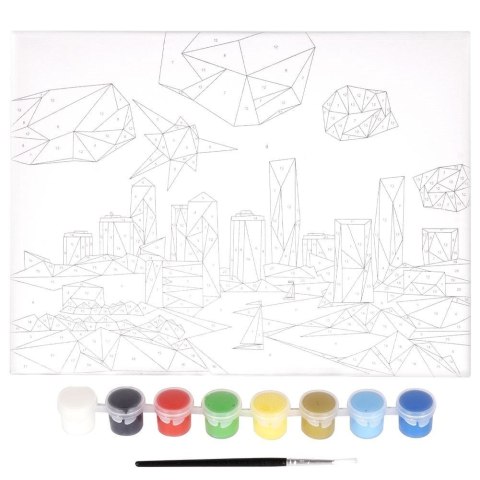 Obraz do Malowania po Numerach z Farbami ORION Zestaw 10 el. 30x40 cm