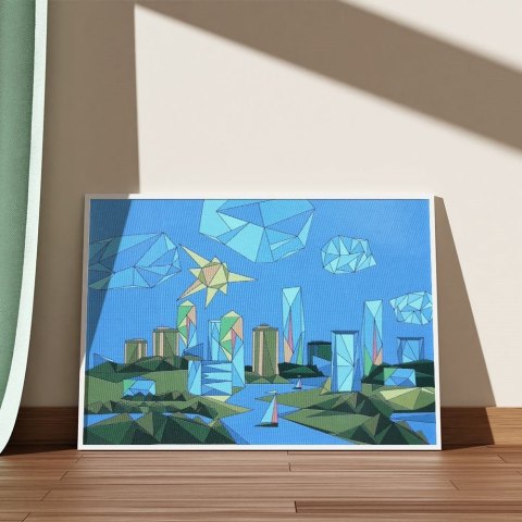 Obraz do Malowania po Numerach z Farbami ORION Zestaw 10 el. 30x40 cm