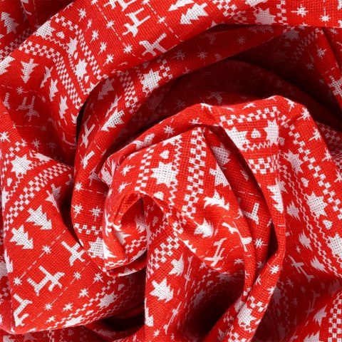 Obrus Plamoodporny Czerwony 180 x 130 cm Świąteczny EXCELLENT HOUSEWARE