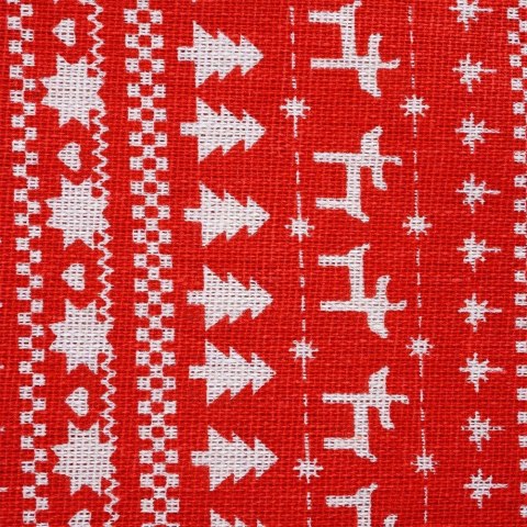 Obrus Plamoodporny Czerwony 180 x 130 cm Świąteczny EXCELLENT HOUSEWARE