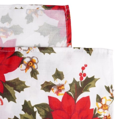 Obrus Świąteczny Plamoodporny 180 x 130 cm Biały EXCELLENT HOUSEWARE