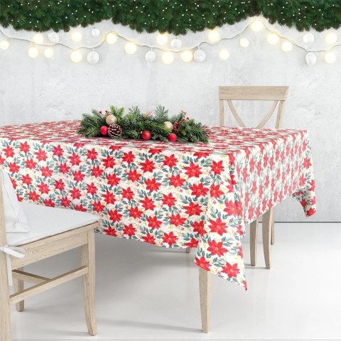 Obrus Świąteczny Plamoodporny 220 x 150 cm Biały EXCELLENT HOUSEWARE