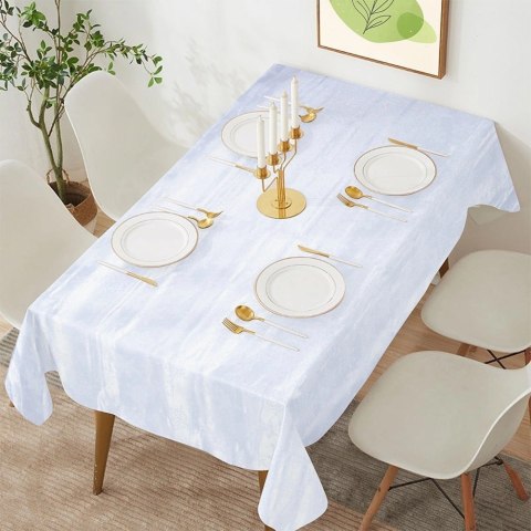 Obrus Świąteczny Plamoodporny 220 x 150 cm Śnieżynki EXCELLENT HOUSEWARE