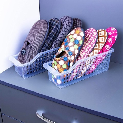 Organizer do Lodówki 34,5 x 13 x 11,5 cm Tworzywo Białe Przewiewne VILDE