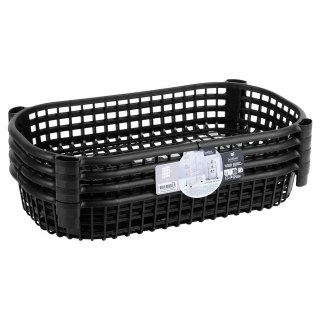 Organizer Na Kółkach Czarny EXCELLENT HOUSEWARE 4-Poziomowy 46x26x79 cm