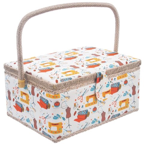 Organizer Niciarka Kuferek Dekoracyjny 30 x 23 x 16 cm ORION z Uchwytem