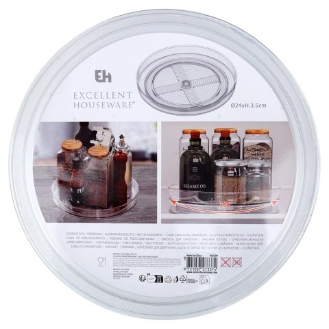Organizer Obrotowy 360 Stopni Na Przyprawy Kosmetyki 24 cm EXCELLENT
