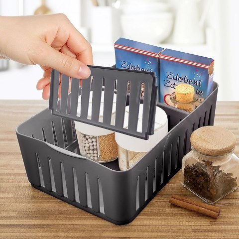 Organizer Pojemnik na Przyprawy Dzielony ORION Zmywarka 24 x 16 cm