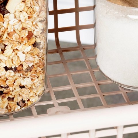 Organizer na Kółkach Beżowy EXCELLENT HOUSEWARE 4-Poziomowy 46x26x79 cm