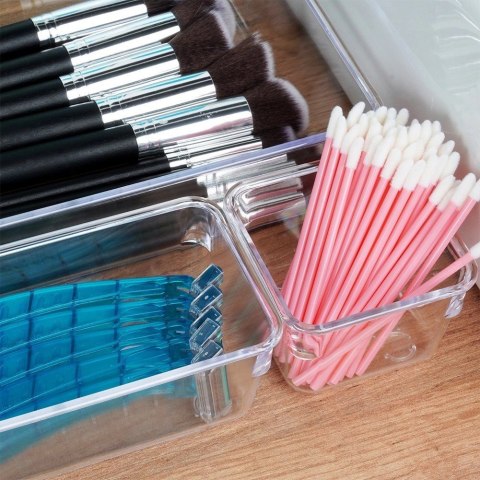 Organizer na Kosmetyki Modułowy 4 el VILDE Akrylowy Przezroczysty