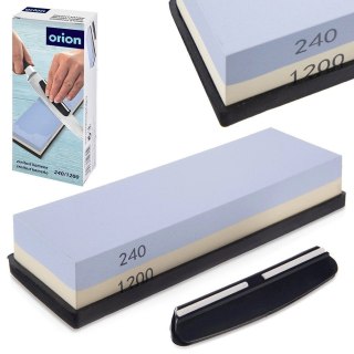 Ostrzałka do Szlifowania Ostrzenia Noży Kamienna Dwustronna ORION 18,5x6 cm