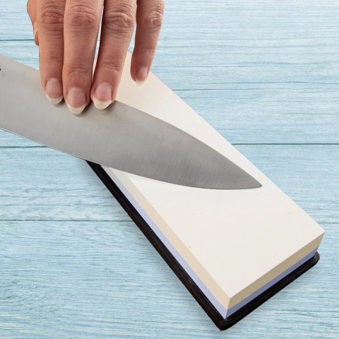 Ostrzałka do Szlifowania Ostrzenia Noży Kamienna Dwustronna ORION 18,5x6 cm