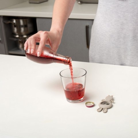 Otwieracz do Kapsli Silikonowy 10,5 x 4,5 cm NAVA Królik Stal Nierdzewna