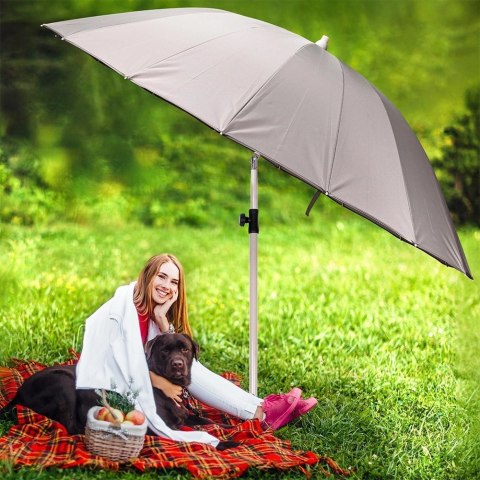 Parasol Łamany Ogrodowy Plażowy Regulowany Stabilny Solidny VILDE 190 cm
