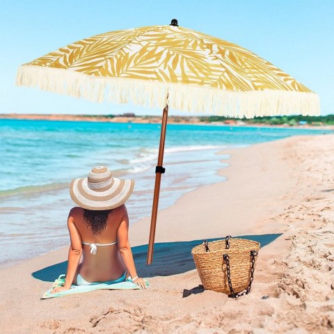 Parasol Plażowy Ogrodowy na Ogród Plaże Regulowany Przenośny PROBEACH 157cm