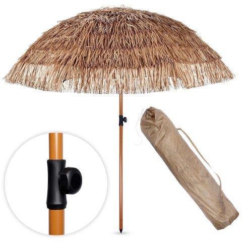 Parasol plażowy ogrodowy hawajski 120 cm