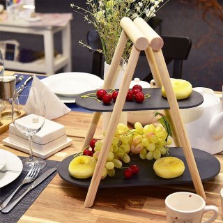 Patera Kamienna Drewniana ORION 2-Piętrowa