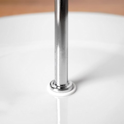 Patera Porcelanowa Biała 2-Piętrowa 21 cm