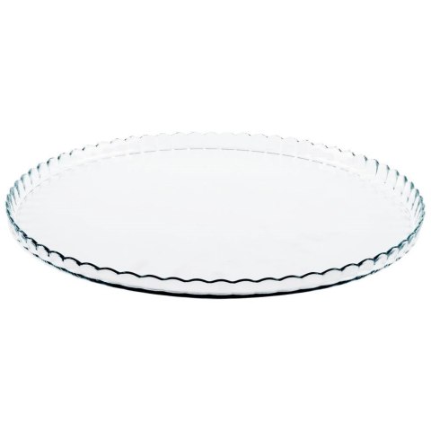 Patera na Tort Przystawki Ciasta Desery Szklana Uniwersalna ORION 32 cm