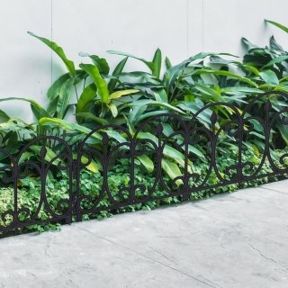 Płotek Ogrodowy Czarny ORION 60x33 cm 4 szt.