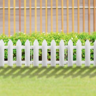 Płotek ogrodowy biały 20x15 cm 10 szt.