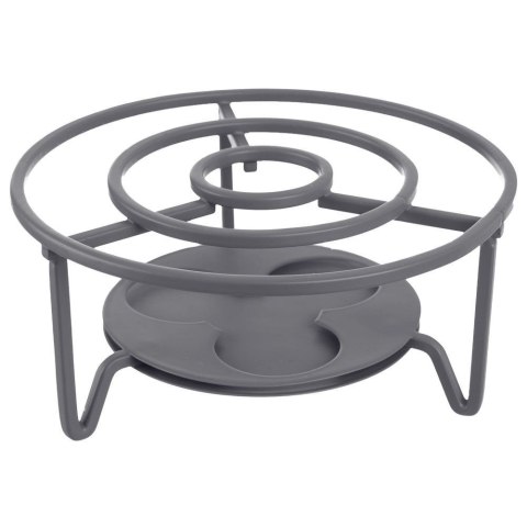 Podgrzewacz pod Dzbanek do Herbaty Metalowy Szary 16,5 cm ORION