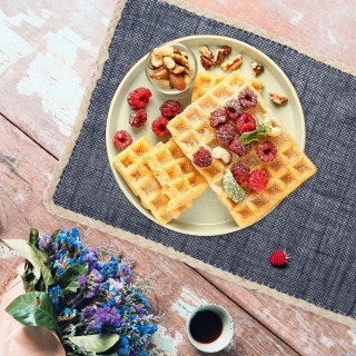 Podkładka na Stół Granatowa Boho 45 x 30 cm ORION Dekoracyjna Mata