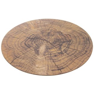 Podkładka na Stół Korkowa WOODEN 38 cm ORION Motyw Pnia Antypoślizg