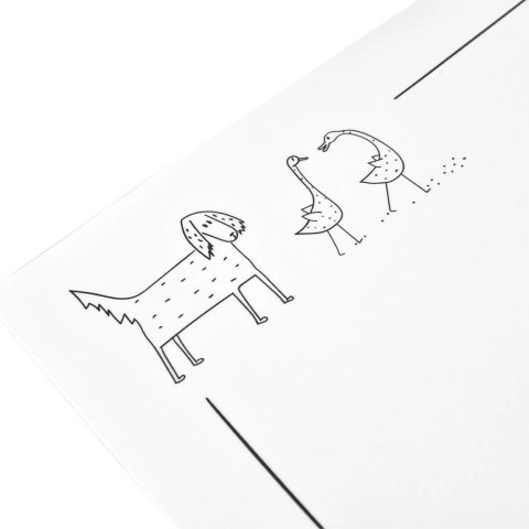 Podkładka na Stół Ochronna Wzór Zwierzęta 35 x 25 cm ORION Mata PCV