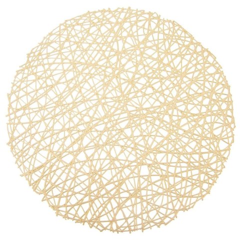 Podkładka na Stół Okrągła Gumowa Złota 39 cm ORION Ochronna Połysk