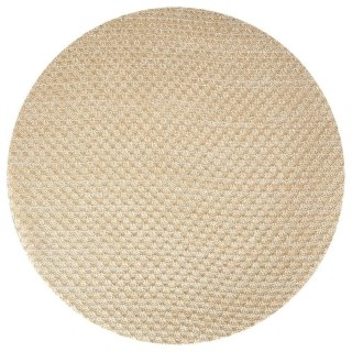 Podkładka na Stół Okrągła Jasnobeżowa Złota 38 cm HOME STYLING COLLECTION