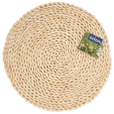 Podkładka na Stół Okrągła Naturalna Boho 35 cm ORION Liście Kukurydzy