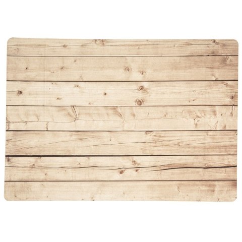 Podkładka na Stół Wzór Deska Beżowa 43 x 30 cm ORION Mata PCV
