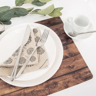 Podkładka na Stół Wzór Deska Ciemna 43 x 30 cm ORION Mata PCV