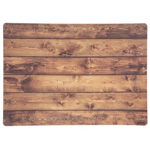 Podkładka na Stół Wzór Deska Ciemna 43 x 30 cm ORION Mata PCV