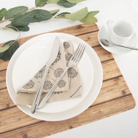 Podkładka na Stół Wzór Deska Jasna 43 x 30 cm ORION Mata PCV